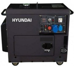 Generator de curent monofazat cu motor diesel HYUNDAI DHY6001SE, 4.6KW