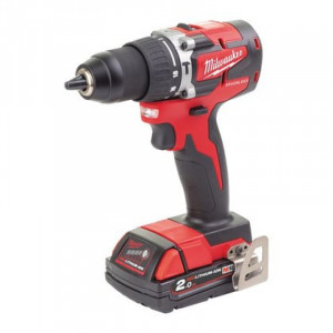 Masina de gaurit Milwaukee cu percutie cu acumulator MODEL M18 CBLPD-202C, 60NM