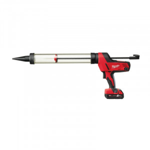 Pistol aplicare Milwaukee silicon cu acumulator MODEL C18 PCG-600T-201B, 600ML