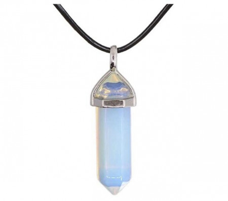 Colier cu piatra naturala semipretioasa hexagonala Opal