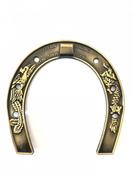 Potcoava norocoasa Feng Shui , metal 10 cm