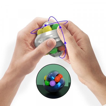 Spinner-puzzle rotativ GOBI aluminiu Anti-stres magicball