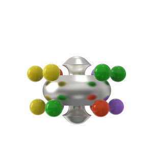 Spinner-puzzle rotativ GOBI aluminiu Anti-stres magicball