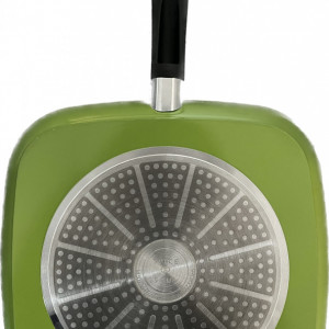 Tigaie - grill de aluminiu 28x28 cm inductie, gaz, electric
