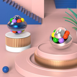 Spinner-puzzle rotativ GOBI aluminiu Anti-stres magicball