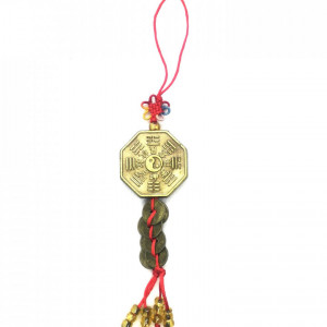 Amuleta canaf Ing si Iang , nod mistic cu 8 monede