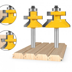 Set 2 Freze Lambriu/parchet lamba uluc/ nut feder prindere 8mm
