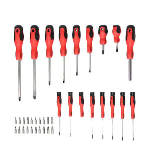 Set Surubelnite magnetizate si biti 37 piese Chrome Vanadium cu suport