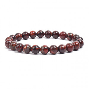 Bratara cu pietre naturale semipretioase Granat 6mm