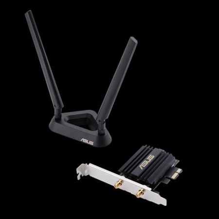 Placa de retea Asus PCE-AX58BT, AX 3000, 2.4 GHz / 5 GHz 574Mbps,Bluetooth® 5.0 - PCE-AX58BT