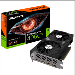 GeForce RTX™ 4060 Ti (8GB) GDDR6 128 bit PCI-E 4.0 DisplayPort 1.4a*2 HDMI 2.1a*2 https://www.gigabyte.com/Graphics-Card/GV-N406TWF2OC-8GD/sp#sp