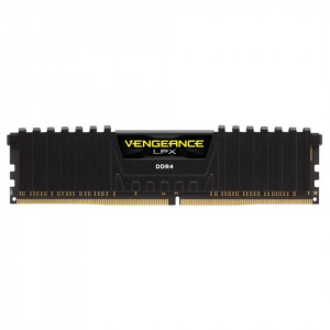 Memorie RAM DIMM Corsair VENGEANCE® 16GB DDR4 DRAM 3600MHz C18 — Black Fan Included No Memory Series VENGEANCE DDR4 Memory Type DDR4 PMIC Type Overclock PMIC Memory Size 16GB Tested Latency 18-19-19-39 Tested Voltage 1.35V Tested Speed 3600 Memory