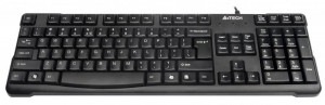 Tastatura A4Tech KR-750, cu fir, US layout, neagra, Natural_A Shape Key, Laser i - KR-750 USB