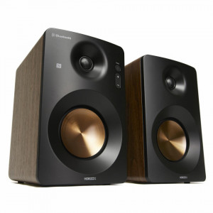 Boxe active Horizon Acustico HAV-M1100N, 2.0, 60W, BT, NFC, Optical, Coaxial, AUX, Walnut - HAV-M1100N