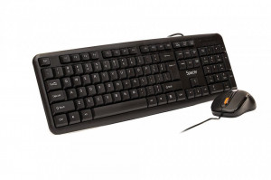 KIT Tastatura si Mouse Spacer SPDS-S6201 cu fir, USB, tastatura â€žSPKB- S62" + - SPDS-S6201
