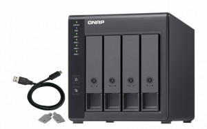 QNAP expansion 4 Bay USB Type-C Direct Attached Storage with Hardware RAID - TR-004