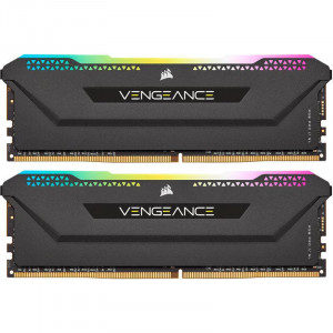 Memorie RAM Corsair Vengeance RGB PRO SL, DIMM, 16GB, DDR4, CL18, 3600MHz, kit of 2