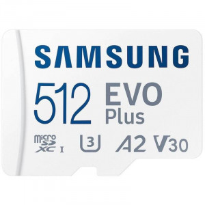 Micro Secure Digital Card Samsung, 512GB, MB-MC512KA/EU, Clasa 10, UHS- I,adapto - MB-MC512KA/EU