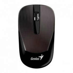 Mouse Genius ECO-8015 Wireless, PC sau NB wireless, 2.4GHz, optic, 1600 dpi, maro
