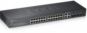 Switch ZYXEL GS1920-24V2, 24 porturi Gigabit Smart-Managed, fara ventilator, Montare in rack - GS1920-24V2-EU0101