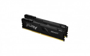Memorie RAM Kingston,FURY Beast, DIMM, DDR4, 64GB (Kit 2x32GB), 3600MHz, CL18