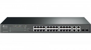 Switch TP-Link TL-SL2428P, 24 porturi 10/100Mbps, 4 porturi Gigabit, 2 porturi S - TL-SL2428P