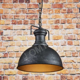 Corp de iluminat Pendul cu Lant, Retro Vintage Industrial, Metal Negru, E27- VINTAGE 221-B