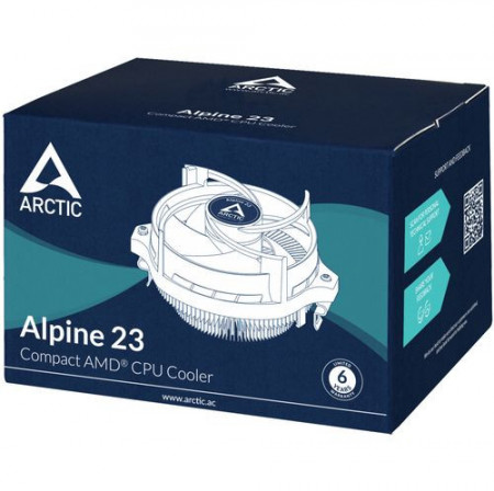 CPU Hladnjak Arctic Alpine 23, ACALP00035A, 95W TDP, AM4