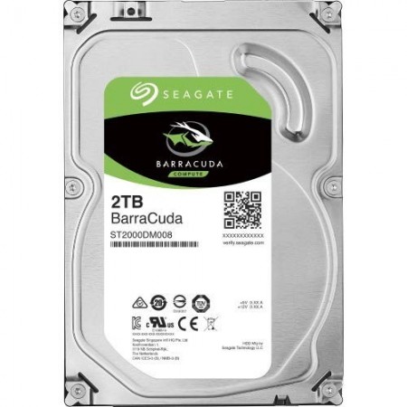 HDD 2TB SEAGATE BarraCuda ST2000DM008, 7200rpm, 256MB, SATA 3