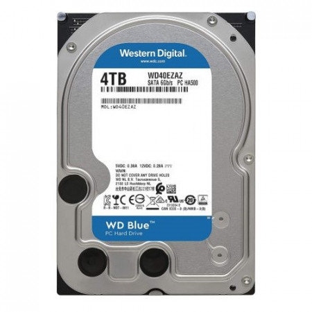 HDD 4TB WESTERN DIGITAL Blue WD40EZAZ, 5400 rpm, 256MB, SATA 3
