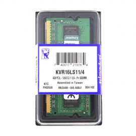 4 GB DDR3/1600 SO-DIMM, KINGSTON KVR16LS11/4, 1.35V, CL11