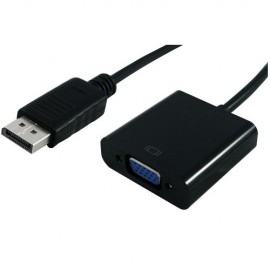 Adapter Roline DisplayPort Male and VGA Female, 20 cm