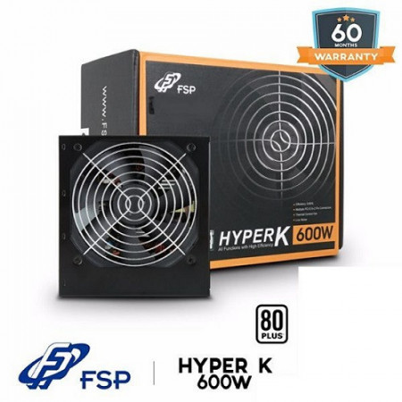 Napajanje 600W FSP HYPER K, PPA6003711, 80 Plus, 12 cm fan