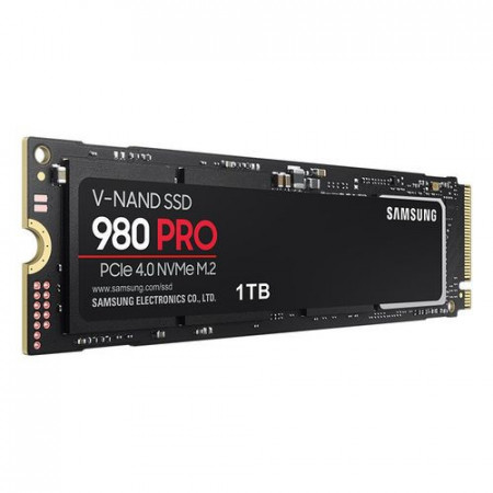SSD 1 TB SAMSUNG 980 PRO, MZ-V8P1T0BW, PCIe Gen 4.0 x4, NVMe 1.3c, 7000/5000 MB/s