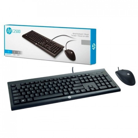 Tastatura + mis HP C2500, corded, US, USB (H3C53AA)