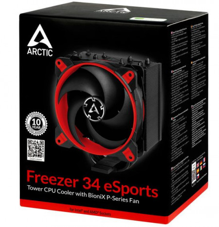 CPU Hladnjak Arctic Freezer 34 eSports, 4 heatpipe, 200W TDP, ACFRE00056A, LGA 1700