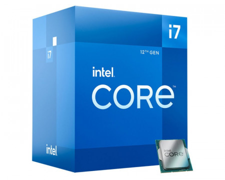 CPU INTEL Core i7-12700, 2.1 GHz (4.9 GHz), 12C/20T, 25MB, 180W, UHD 770, LGA 1700, BOX