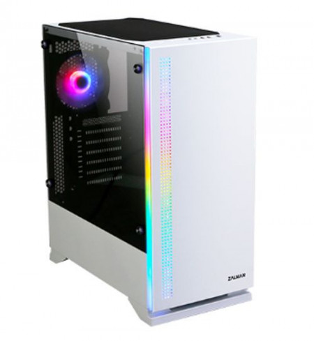 Kućište Zalman S5 WHITE, RGB FAN 120mm, bez napajanja
