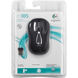 MIŠ LOGITECH M185, GRAY, WIRELESS, 910-002238