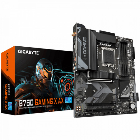 MB GIGABYTE B760 GAMING X AX DDR4 , Intel B760, 4XDIMM, WIFI 6E