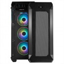 Kućište MS ARMOR V710, Tempered glass RGB, 4 x ARGB fan + controler, 2 x USB 3.0, bez napajanja