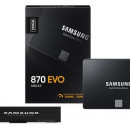 SSD 250GB SAMSUNG 870 EVO (MZ-77E250B/EU), 2.5" 560/530 MB/s