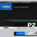 SSD 500GB CRUCIAL P2, CT500P2SSD8, PCIe Gen3x4, NVMe, 2300/940 MB/s