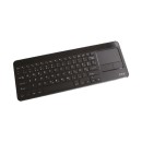 Tastatura MS MASTER Wireless Touch Keyboard, multi-touch touchpad (3.5"), 2.4 GHz, black