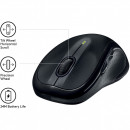 Miš LOGITECH M510 Control Plus, wireless, 1000dpi, Unifying USB Receiver, crni (910-001826)