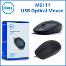Miš DELL MS111, optical, USB, black (za laptop - kabl 80cm)