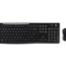 Tastatura + miš LOGITECH MK270 Wireless Combo, USB, US, Black