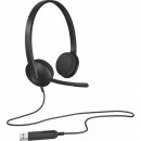 Logitech H340 USB PC Headset with Noise-Cancelling Mic, 981-000475