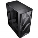 Kućište MS FIGHTER V315 (PRISM) BLACK gaming, bez napajanja, 4 x12cm RGB