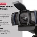 WEBCAM HD PRO LOGITECH C920S, 1080P